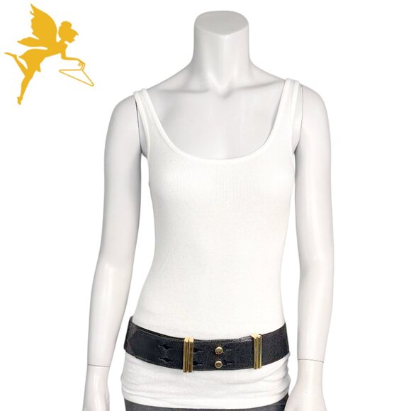 WORTH Wide Belt in Corked Leather main image 7